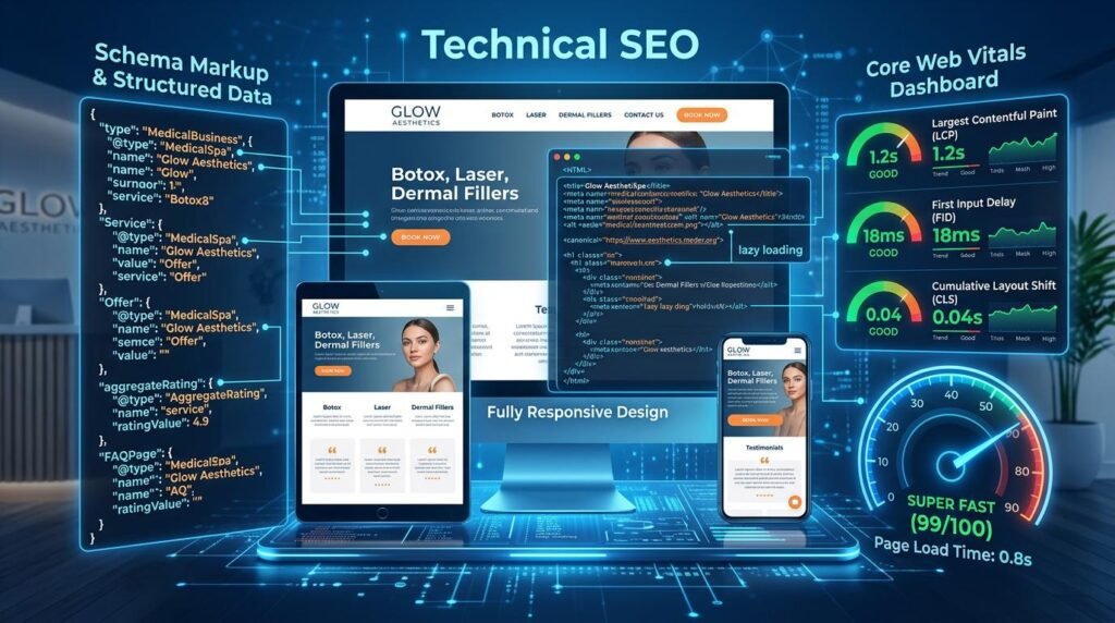 Technical SEO for Medical Spa Websites: Speed, Schema & Mobile 4 Featured Image Post