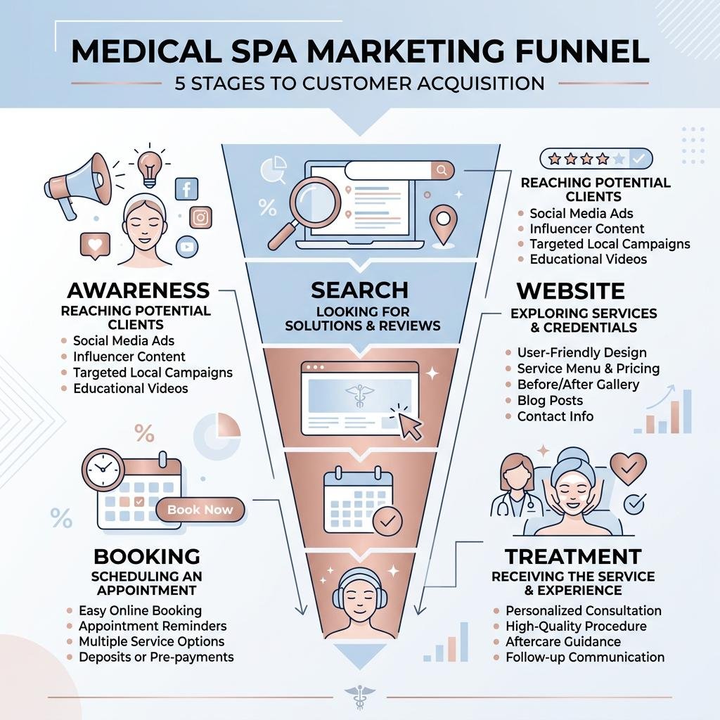 The Complete Guide to Medical Spa Marketing in 2026 6 Infographic