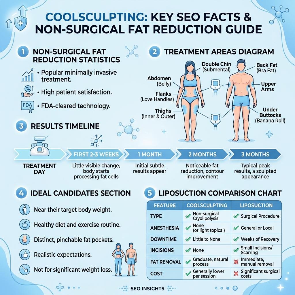 CoolSculpting & Body Contouring SEO: Ranking for Non-Surgical Fat Reduction 6 Infographic