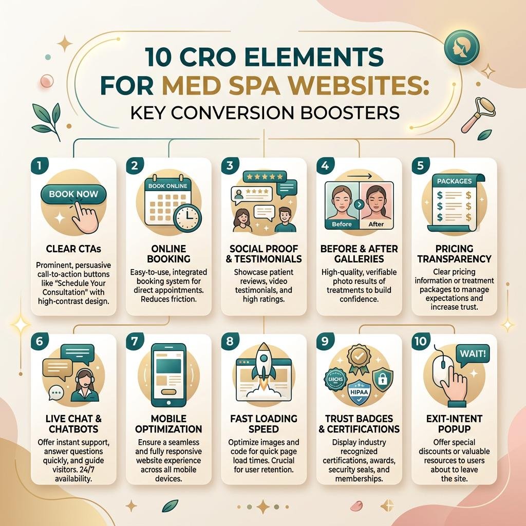 Conversion Rate Optimization for Med Spa Websites 2 Conversion rate optimization checklist for med spa websites