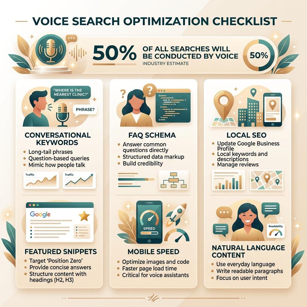 Voice Search & AI Assistants: How Patients Find Med Spas in 2026 6 Infographic