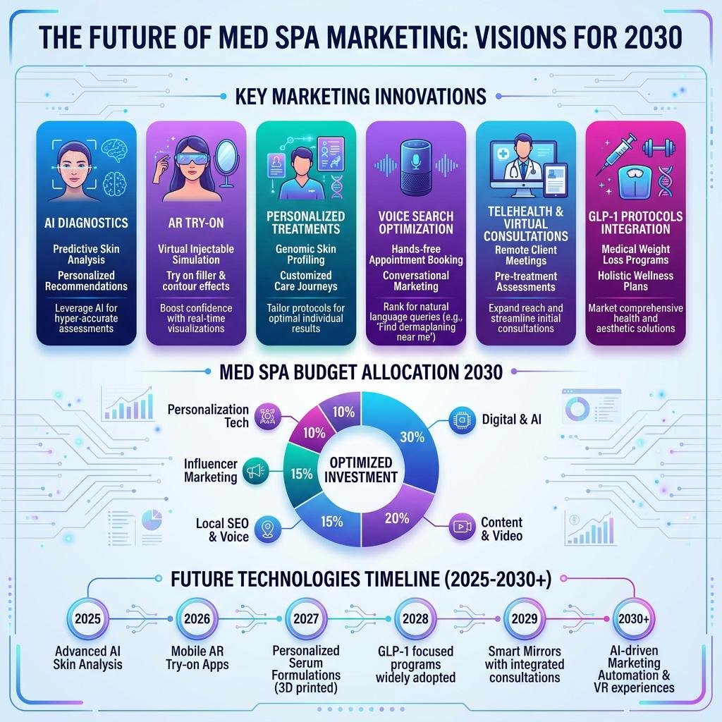 The Future of Med Spa Marketing: AI, AR & Personalized Aesthetics 5 Infographic - Post 34